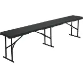 Rosfix Taitettava puutarhapenkki 183 CM ANTRASIITTI NC3404