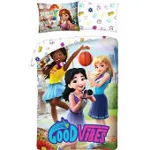 LEGO Friends vuodevaatteet - 100 prosenttia puuvillaa