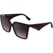 Karl Lagerfeld KL6207S 57/14/140 BURGUNDY/HARMAA VERSO PINKKI BIO INJ-G820 naisten aurinkolasit KL6207S