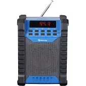 Denver WRB-60 työmaaradio Bluetoothilla / FM-radio / ladattava radio IP54-suojauksella