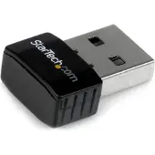 StarTech.com Mini 300 Wi-Fi 4 -sovitin, 802.11n, USB-A, musta