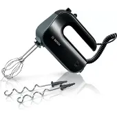 Bosch MFQ4930B, sauvasekoitin, musta, hopea, vatkain, kuorimaveitsi, tehosekoitin, 1,4 m, nupit, muovia