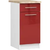 Akord Keittiökaappi Oliwia S40, punainen/valkoinen
