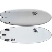 Buster Space Twin Puffin Riversurfboard gray Koko 4'10