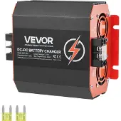 Vevor 12 V 20 A DC-DC-akkulaturi, 250 W, sisäänrakennettu akkulaturi lyijyhappo-, litium-, AGM-, geeli- ja täyteakuille, älykäs monivaiheinen lataus, matkailuautoille, hyötyajoneuvoille, veneille ja j