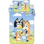 Jerry Fabrics Bluey lasten vuodevaatesetti, 100x135 cm, 2-osainen, 100 % puuvillaa