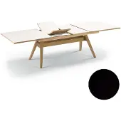 Skovby , Sm11 pöytä musta tammi lakka 183-275X100X74Cm