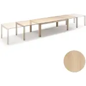 Skovby , Sm24 pöytä massiivipuu lakattu tammi 200-356(512)x100x73 cm