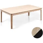 Skovby Sm205 sohvapöytä tammi valkoöljy/musta nanolaminaatti 135X77X47Cm