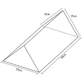 Softee Mini Triangle 50x25x25cm Pehmustettu Hahmo