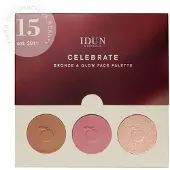 IDUN Minerals Celebrate Bronze & Glow Face Palette