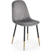 Halmar 4 tuolin setti K379, harmaa