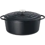 Küchenprofi - Provence Valurautapata 40 cm 12,5 L Musta