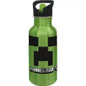 Minecraft Alumiini Juomapullo 545ml, Vihreä