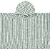 Liewood Paco Poncho Embroidery - Green - 1/2Y