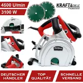KRAFT&DELE Seinän urajyrsin / urituskone KD1538, 3100 W