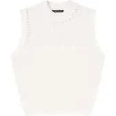 Armani Exchange for woman. XW001906AF21574U1003 Fine Knit Top white (S), Casual, Cotton
