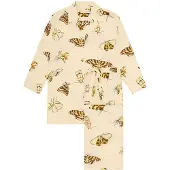 Olivia von Halle Casablanca Opaline - puuvilla-silkkipyjama