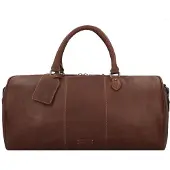 Jack kinsky Porto Viikonloppukassi Nahka 55 cm Ruskea
