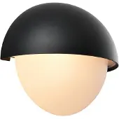 Nordlux Ulkoseinävalaisin Scorpius Maxi Round, himmennettävä, Musta, Synteettinen materiaali,