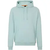 BOSS for man. 50509314 Straight Fit Hoodie Turquoise (S), Casual, Cotton