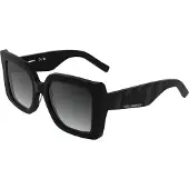 Karl Lagerfeld KL6203S 52/20/140 MUSTA/HARMAA VARJOSTETTU auringonlaseja naisille KL6203S