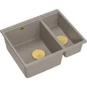 Quadron Logan 150 Beige Graniittiallas Kultainen