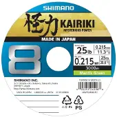 Shimano Kairiki 8 Mantis Green 3000 m kuitusiima