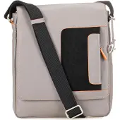 Mywalit Crossbody-laukku Nahka 22 cm Harmaa