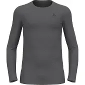 Odlo Men's Active Warm ECO Baselayer Shirt Steel Grey Melange Kerrasto yläosat M