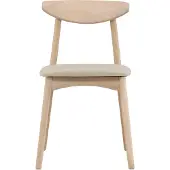 Ebuy24 Ruokapöydän tuoli Ven, luonnonvärinen/beige