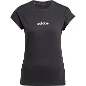 Adidas Toiminnallinen paita 'Essentials' musta / valkoinen