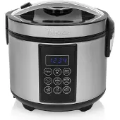 Tristar RK-6132, 1,5 L, 500 W, 24 t, Sort, Rustfrit stål, Rustfrit stål, LCD-näyttö