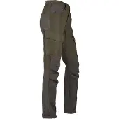 Härkila Scandinavian Trousers Women Willow Green/Deep Brown 44/32"