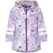 Playshoes Ulkoilutakki 'EINHORN' taivaansininen / lila / laventeli / valkoinen