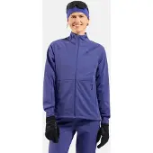Odlo Women's Essential Warm Jacket Skipper Blue Laskettelutakit vuorettomat M