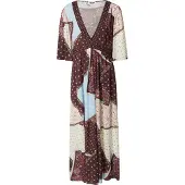 KAVAZI Kesämekko beige / vaaleansininen / ruskea