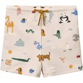 Liewood Otto Printed Swim Pants - Cream - 104