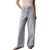 Calvin Klein Jeans Low Rise Baggy Indigo Stone - Blue - 31 x 32