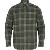 Härkila Men's Fjell LS Shirt Green Check L
