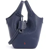 Ralph Lauren for woman. 428944657009 Polo Play tote and crossbody bag in navy leather (OSFA), Casual