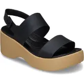 Crocs Sandaalit beige / meleerattu musta