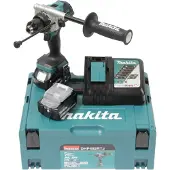 Makita Iskupora / ruuvinväännin DHP492RTJ; 18 V; 2x5,0 Ah akku