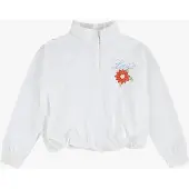 Levi's Bubble Hem Long Sleeve Top - White - 140
