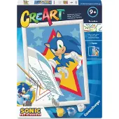 Ravensburger Creart Speedy Sonic - Blue - ENGLISH
