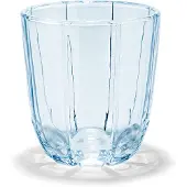 Holmegaard Lily Vandglas 32 Cl Blue Iris 2 Stk. - Blue - 32 CL