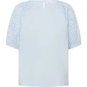Saint tropez Palasz Ss Blouse - Blue - XXL