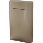 Muuto Ridge maljakko huurrettu lasi 48,5 cm Taupe