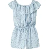 Name It Kids Nkfvinaya Ss Playsuit Fffff Noos - Blue - 158