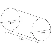 Softee Mini Cylinder 50x25cm Pehmustettu Hahmo